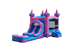 Lucky Princess Bounce House With Slide- Dry Only